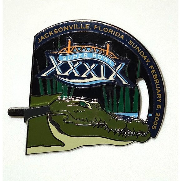 Super Bowl XXIX 39 Jaw Moving Alligator Pin "Hard to‎ find" - Picture 1 of 2